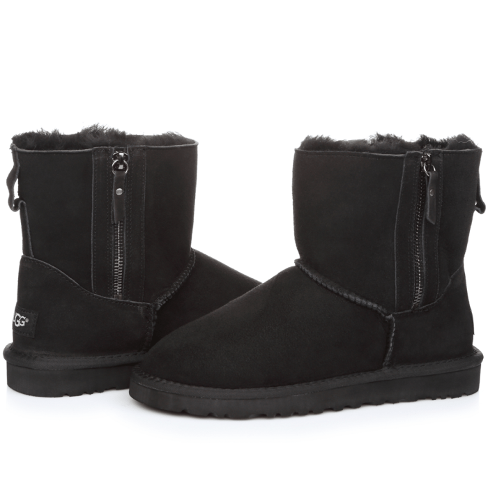 Double Zip Black