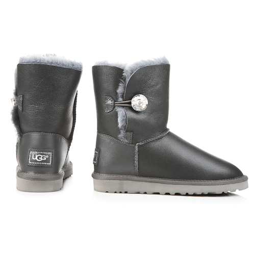 Bailey Bling Leather Grey