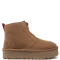 Women's Neumel Platform Zip Suede Chestnut