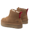 Women's Neumel Platform Zip Suede Chestnut