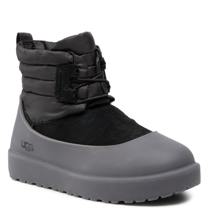Women's Classic Mini Lace-Up Weather Grey