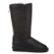 Classic Tall Zip Leather Black