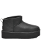 Classic Ultra Mini Platform Leather Black
