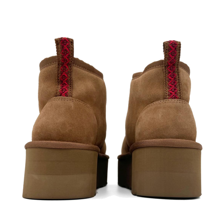 UGG Neumal Platform Zipper Chestnut