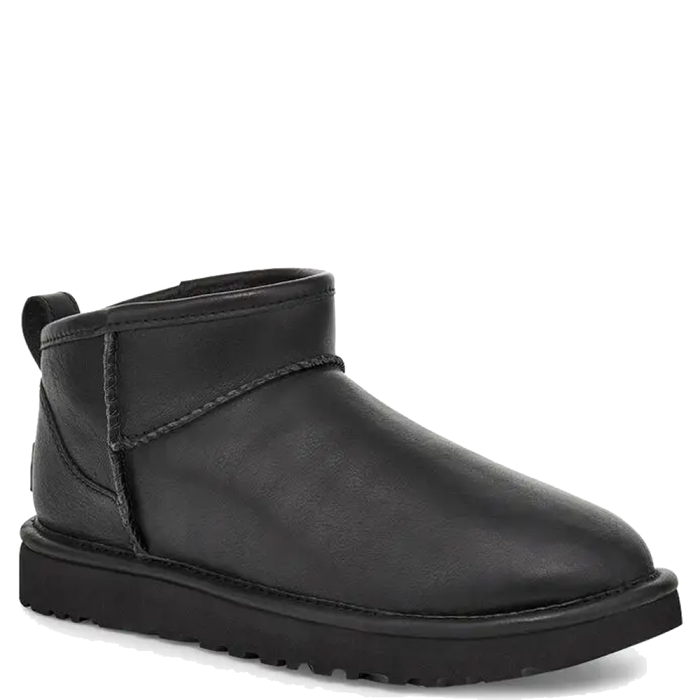 Men Classic Ultra Mini Leather Black
