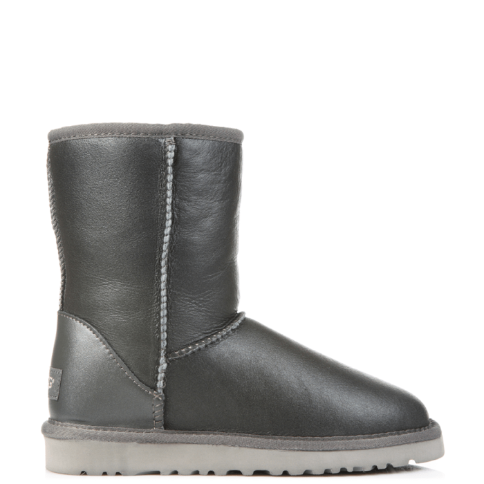 Classic Short Leather Grey