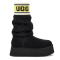 UGG Sweater Letter Boots Black