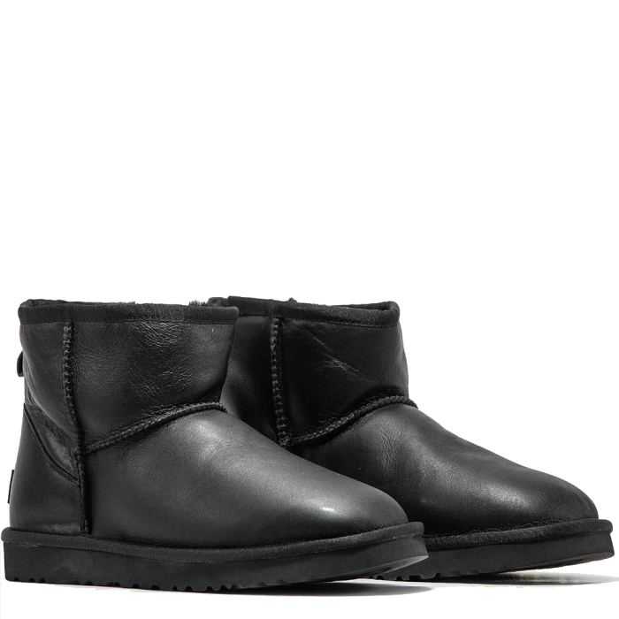 Men Mini Leather Black