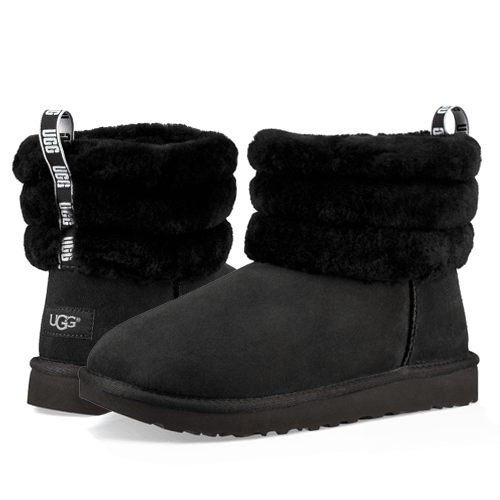 Classic II Mini Fluff Quilted Black