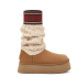 UGG Sweater Letter Boots Chestnut
