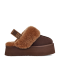 UGG Funkette Slipper Platform Chocolate