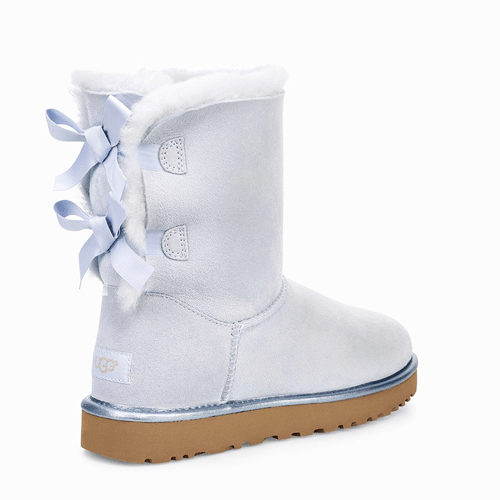 Bailey Bow II Metallic Sky Blue