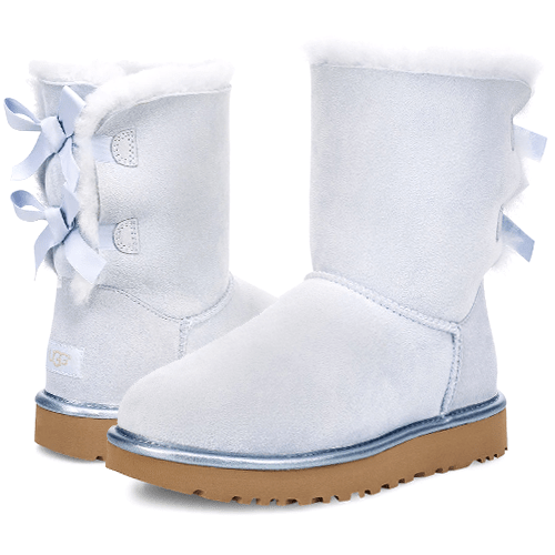 Bailey Bow II Metallic Sky Blue