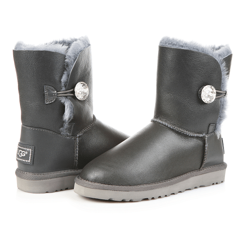 Bailey Bling Leather Grey