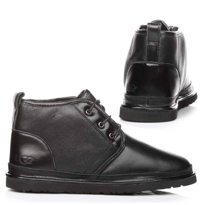 Men Neumel Leather Black