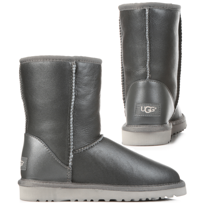 Classic Short Leather Grey