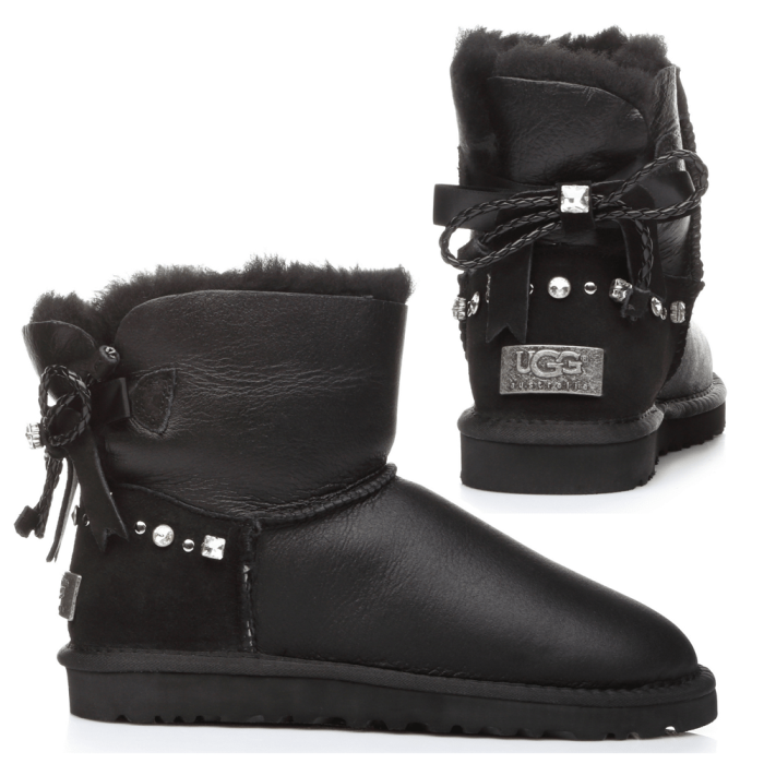 Bailey Bow Mini Leather Black I DO!
