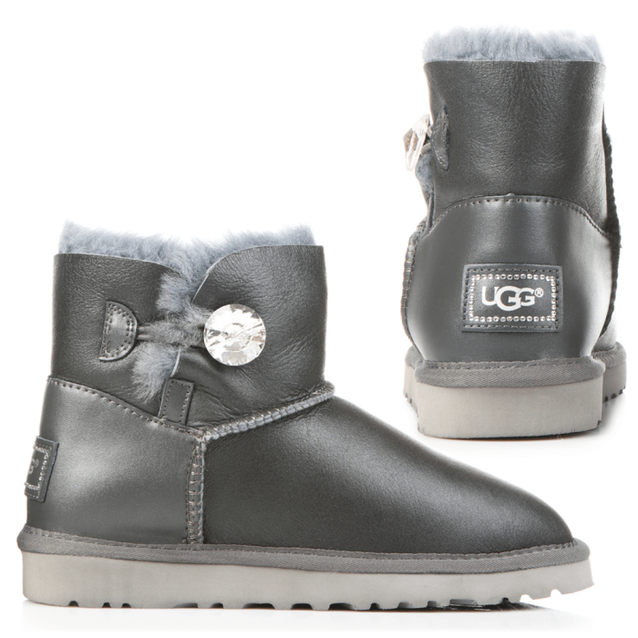 Bailey Bling Mini Leather Grey