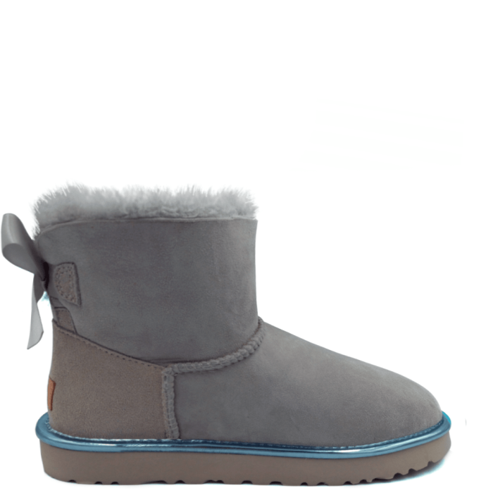 Bailey Bow II Mini Metallic Grey