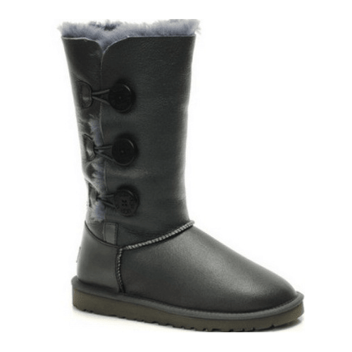 Bailey Button Triplet Leather Grey