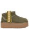 Classic Ultra Mini Braid Platform Khaki