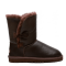 Bailey Button Leather Chocolate
