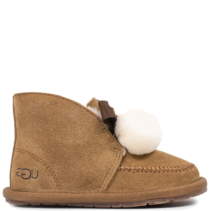 UGG Classic Pom-Pom Chesnut Kids