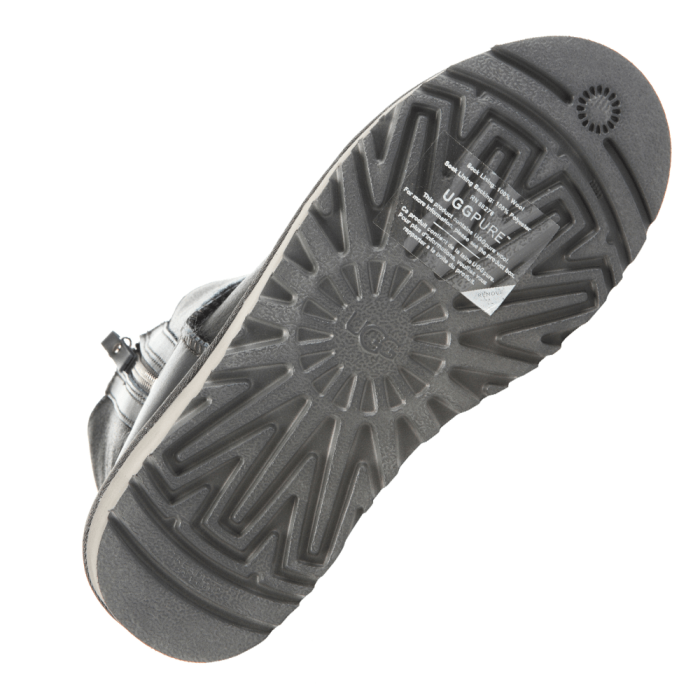 Dubble Zip Leather Grey