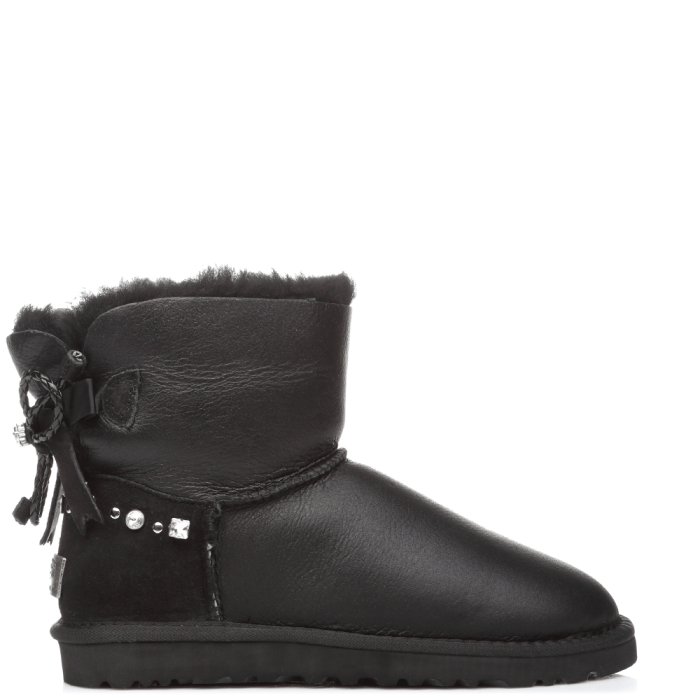 Bailey Bow Mini Leather Black I DO!