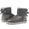 Bailey Bow Mini Leather Grey