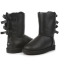 Bailey Bow Leather Black