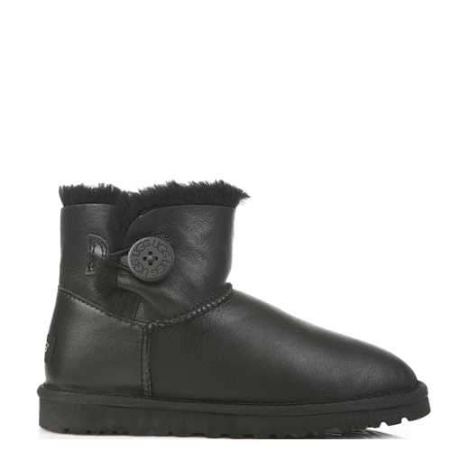 Mini Bailey Button Leather Black