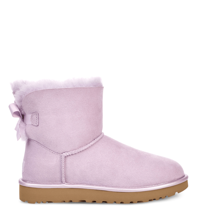 Bailey Bow II Mini Metallic Lavander Fog