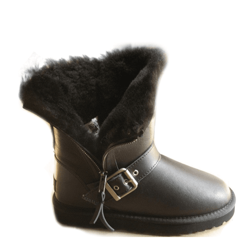 Short Blaise Leather Black