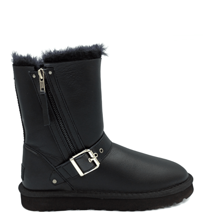 Short Blaise Leather Black