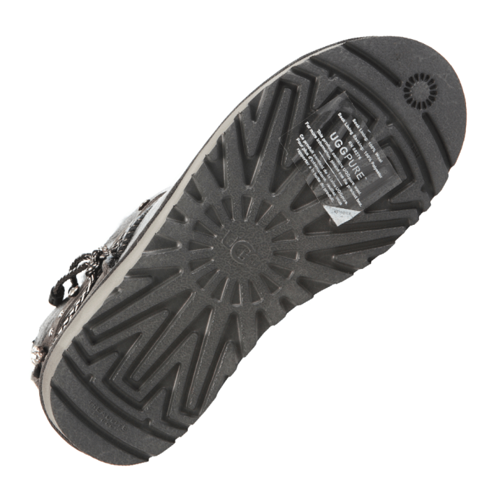 Swarowski Strap Mini Leather Grey