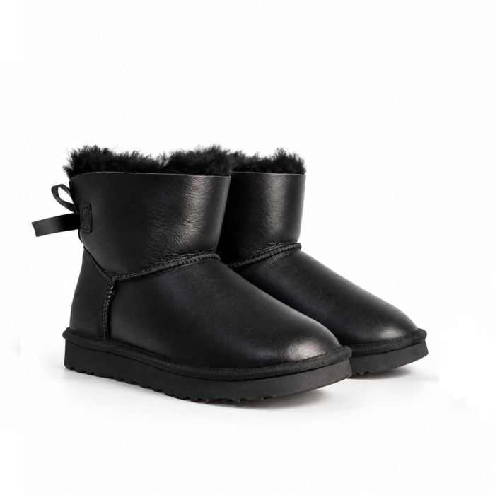 Bailey Bow Mini Leather Black