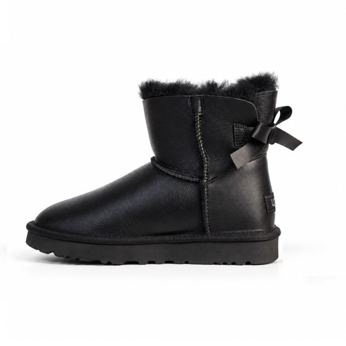 Bailey Bow Mini Leather Black